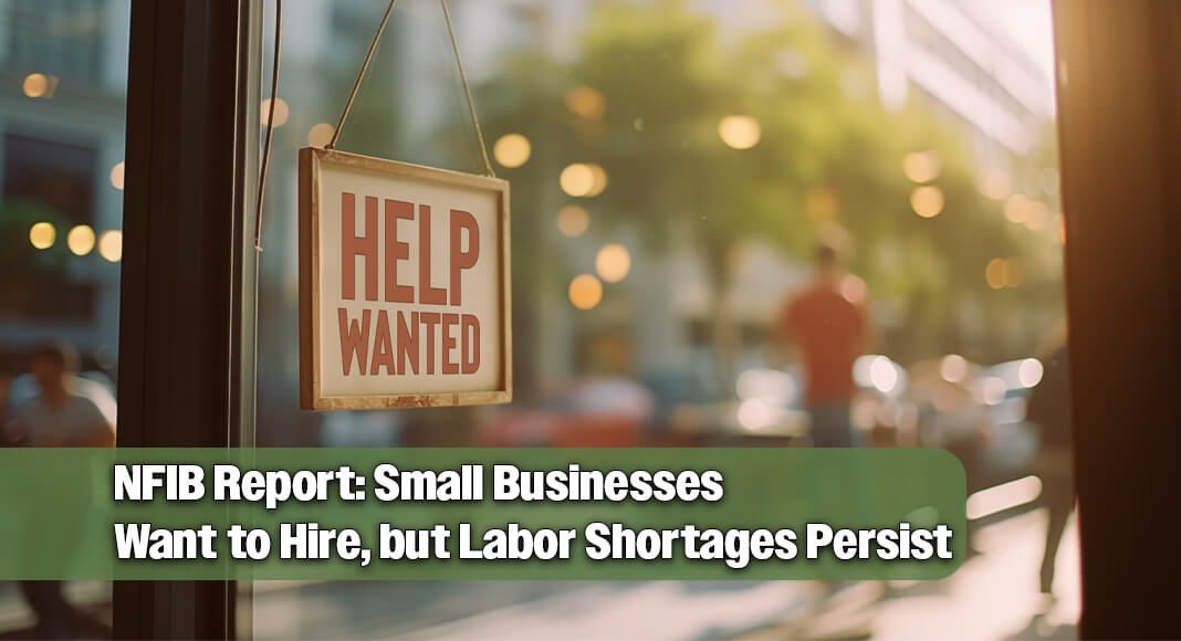NFIB’s July Jobs Report shows that the Small Business Employment Index rose after four consecutive months of decline, registering 102.1 in July after measuring 100.2 in June. The current reading is above the 2025 average of 101.2 and the historical average of 100.0. Image for illustration purposes