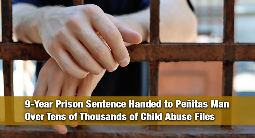 A 29-year-old Penitas resident has been ordered to federal prison for receiving and distributing child pornography. Image for illustration purposes 