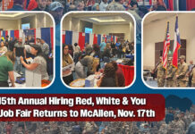 15th Annual Hiring Red, White & You Job Fair Returns to McAllen Nov. 17th