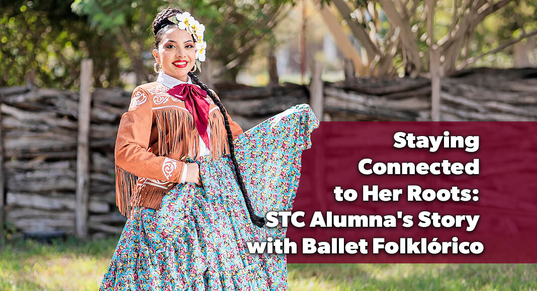 When Andrea Arechiga first arrived at South Texas College in the summer of 2019, it wasn’t for her first day of class. It was to dance. Weeks later, she began classes as an STC student, starting an educational journey that would eventually bring her back to the college as an employee. STC image