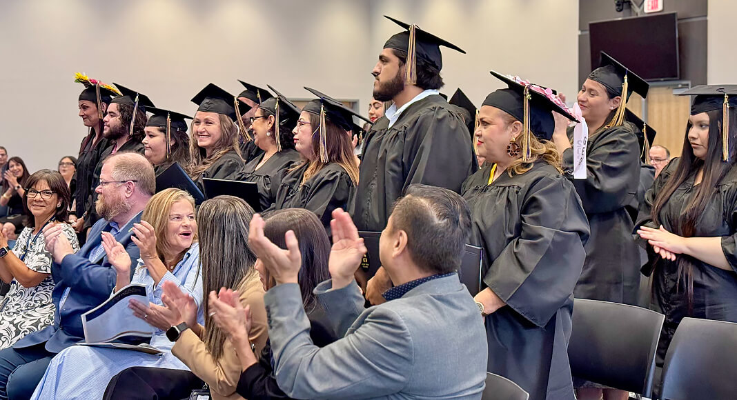 Nearly 40 graduates recently earned their GED diploma and celebrated this achievement among their family and friends during a GED graduation ceremony hosted by STC and its Continuing Education and Workforce Development department. STC image