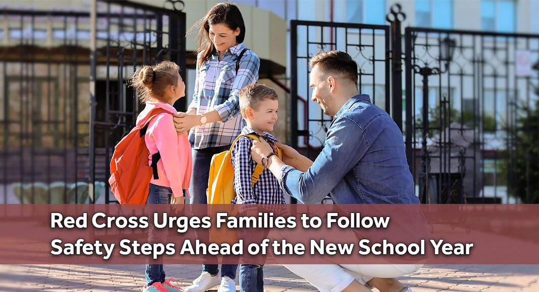 School bells will be calling students back to the classroom soon and the American Red Cross, Texas Gulf Coast Region, has steps everyone can take to help kids remain safe as they head back to school. Image for illustration purposes