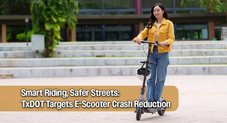 TxDOT Calls on E-Scooter Riders to Follow Bicycle Laws