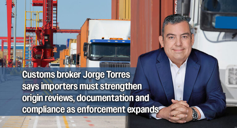 Jorge Torres Says Illegal Transshipment Is Already Occurring Through Mexico and Canada