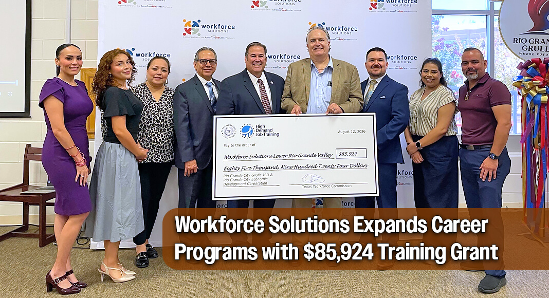 Presented by Texas Workforce Commission Commissioner Alberto TreviƱo III, the grant will provide workforce training for 80 students in Accounting and Financial Services, including the opportunity to earn a Volunteer Income Tax Assistance (VITA) Tax Counseling Certification. Grant funding will also support the purchase of instructional equipment for Construction, Welding, Culinary Arts, and other Career and Technical Education programs, enhancing hands-on learning opportunities for students. Courtesy image