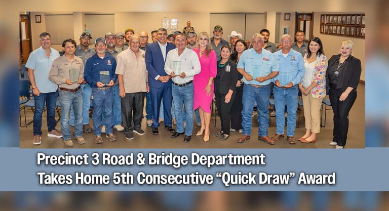 Hidalgo County Precinct 3 Secures 5th Straight Urban County “Quick Draw” Award
