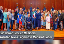 Gov. Abbott Bestows Texas Legislative Medal of Honor on Two Service Members