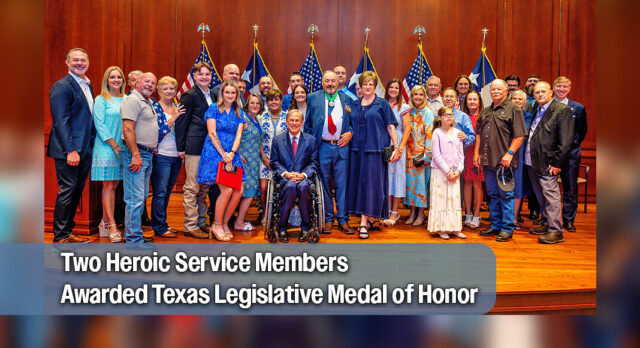 Gov. Abbott Bestows Texas Legislative Medal of Honor on Two Service Members