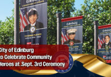 Edinburg’s “Boulevard of Heroes” Dedication Ceremony Scheduled for Sept. 3rd