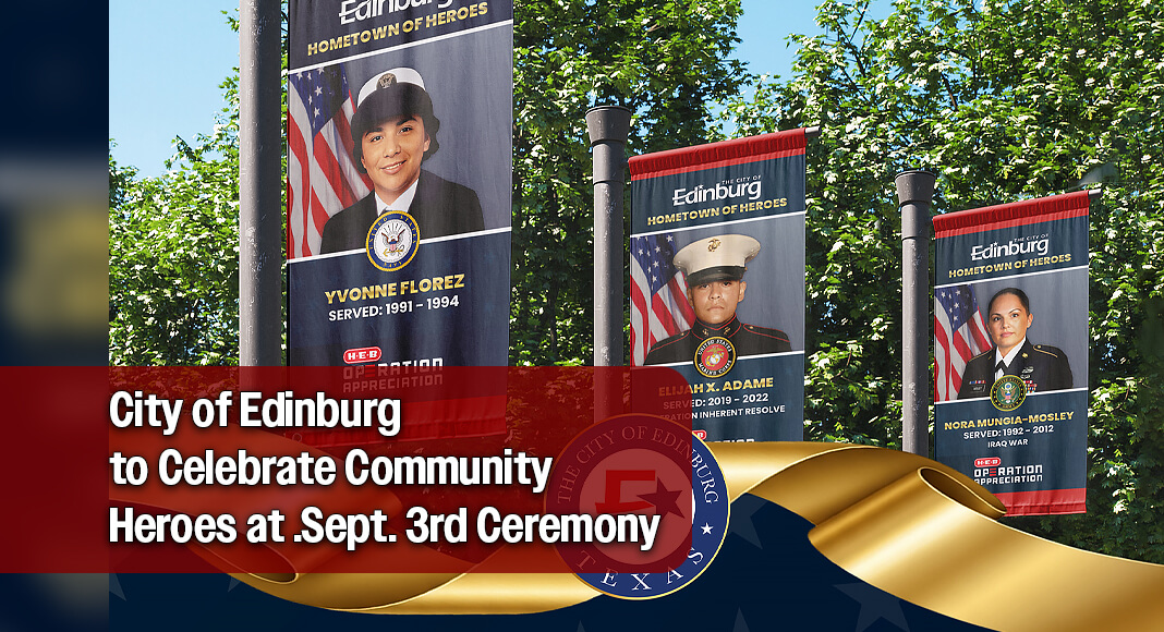 The ceremony will take place on Thursday, September 3, 2026, at the Edinburg ACE Center, located at 315 W. McIntyre St. Doors open at 5:30 p.m., with the official presentation beginning promptly at 6 p.m. Courtesy image