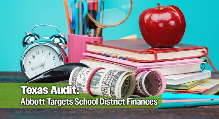 Abbott Calls for Audit of School District Spending to Protect Taxpayer Dollars