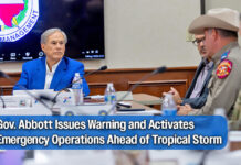 Governor Briefs State on Incoming Tropical Weather