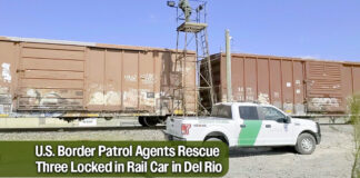 U.S. Border Patrol Agents Rescue Three Locked in Rail Car in Del RioÂ