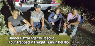 Four Rescued from Locked Train Car by Del Rio Border Patrol
