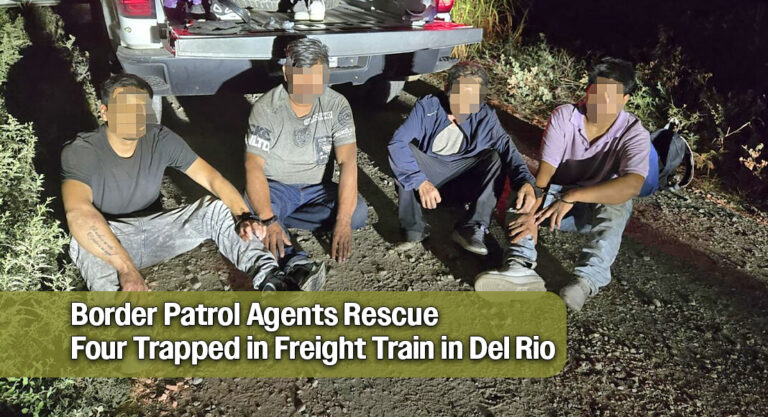 Four Rescued from Locked Train Car by Del Rio Border Patrol