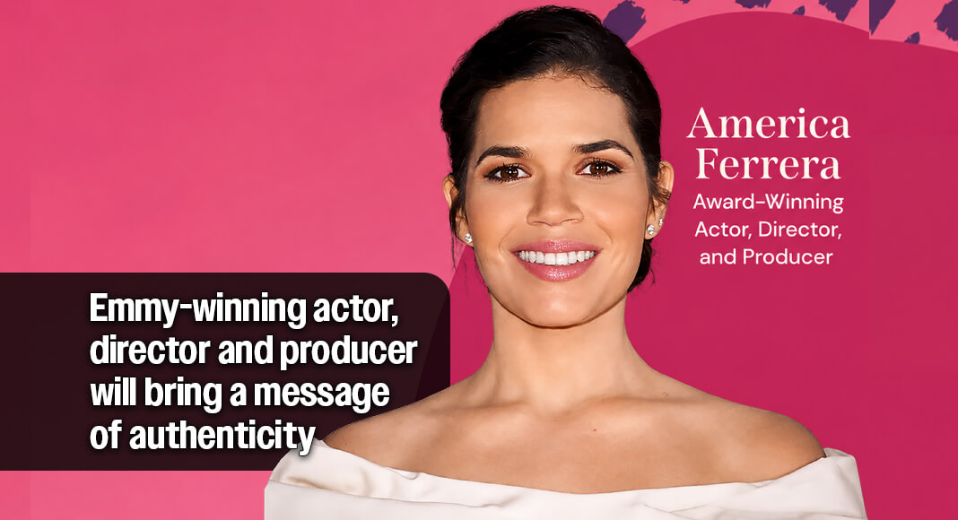 Emmy-winning and Academy Award-nominated actor, director and producer America Ferrera will take the stage Oct. 5 at the Texas Conference for Women, joining more than 40 experts for an event focused on professional growth, leadership, connection and career development. Courtesy image. Photographer Karwai Tang