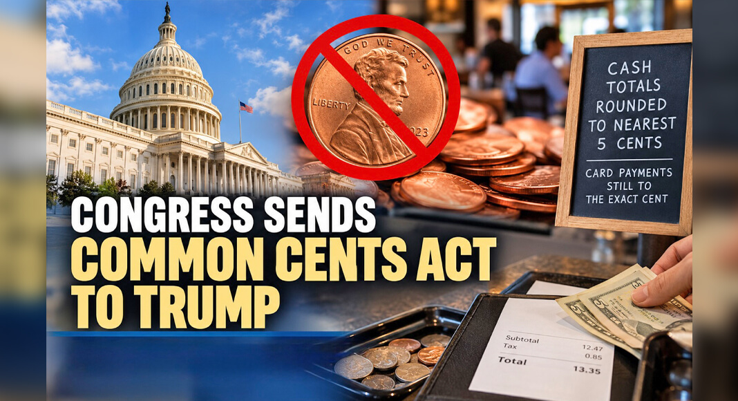 he U.S. Senate passed the Common Cents Act on Sept. 28, sending legislation that establishes national cash-rounding rules to President Donald Trump after the phaseout of penny production. Image for illustration purposes