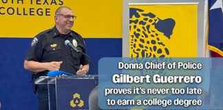 Donna Police Chief earns STC Degree after 35 Years in Public Service