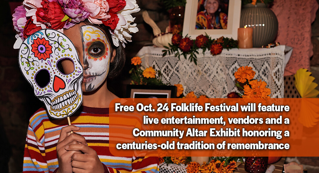 The Mission Historical Museum will invite the community to celebrate culture, remembrance and tradition during its annual Día de los Muertos Folklife Festival on Saturday, Oct. 24, 2026. Image for illustration purposes