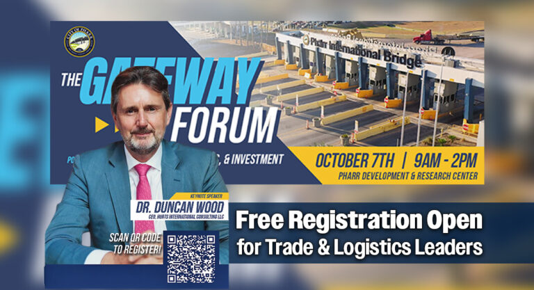 Register Free for the First-Ever Pharr Gateway Forum, Oct. 7th