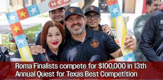 Roma Business Named a Finalist in 13th Annual Quest for Texas Best Competition