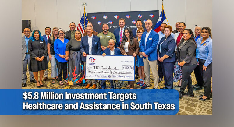 Governor Presents More Than $5.8M in Grants for South Texas Veterans Groups