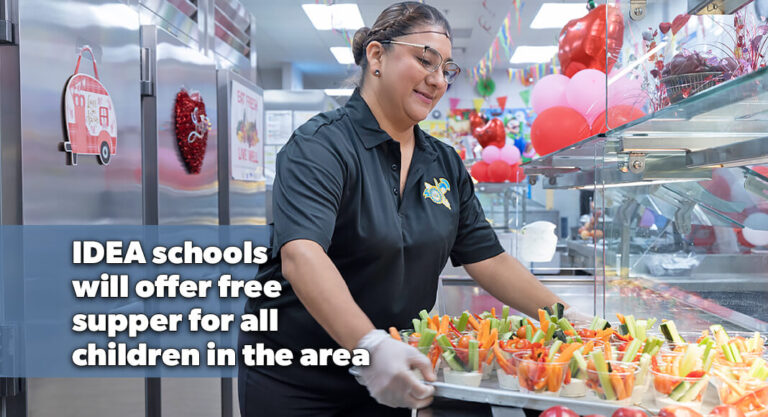IDEA Public Schools Offers Free Supper Through State Food Program
