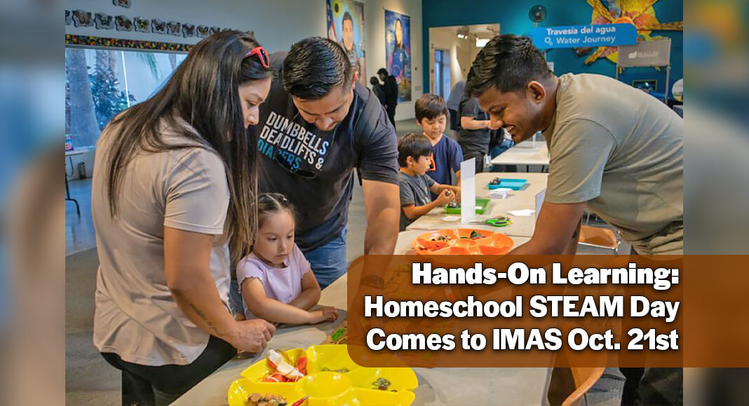 IMAS is excited to introduce a new homeschool program designed to bring homeschool families together for hands-on learning, exploration, and discovery! Image courtesy of IMAS
