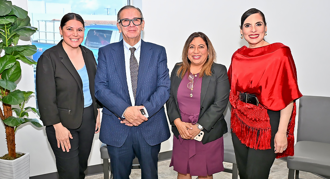 Leticia Adame, Economic & Workforce Development Director for Pharr EDC, moderates the discussion with panelists Jesus Cano of the Consulate of Mexico in McAllen, Linda Ufland of UTRGV’s Entrepreneurship and Commercialization Center, and Lilvette Santos of Pharr EDC during the Celebrating Heritage Beyond the Border event in Pharr. Photo by Texas Border Business.