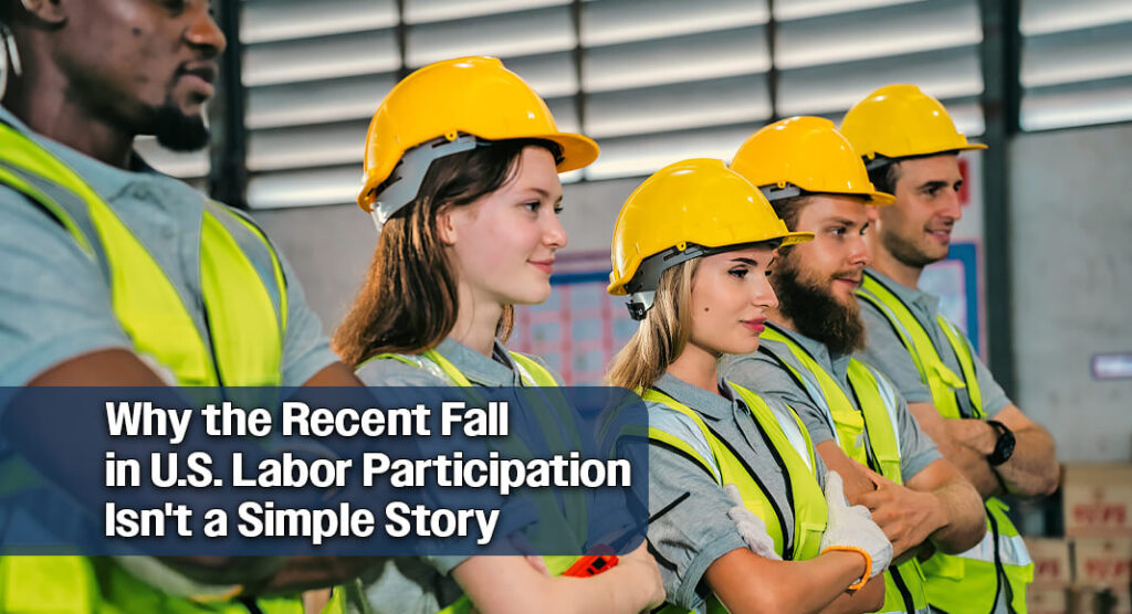 The Labor Force Participation Rate (LFPR) is a closely watched indicator of the level of engagement of people in the workforce, whether employed or seeking a job. Image for illustration purposes