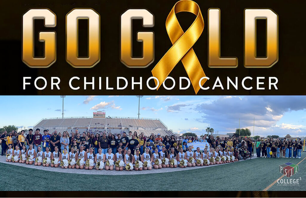 Together, our community stands strong to support, honor, and bring hope to all the brave young fighters and their families. Image courtesy of PSJA ISD