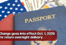 Price Increase in Expedited U.S. Passport Delivery Service