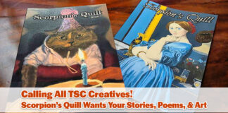 TSC Calls on Student Artists and Writers to Submit Work for Scorpion’s Quill Issue 3