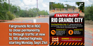 Fairgrounds Rd in RGC Closes Permanently at SL 195 Starting Sept 21