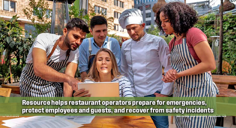 National Restaurant Association Releases New Public Safety Guide