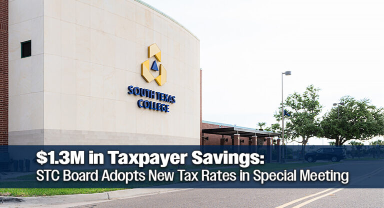 STC Board Votes to Save Taxpayers $1.3 Million Through New Tax Rates