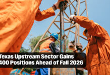 Texas Oil & Gas Upstream Sector Adds 400 Jobs Between July and August 2026