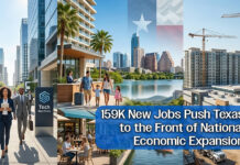 Texas Outpaces Nation in Annual Job Growth Over 159k Positions Added