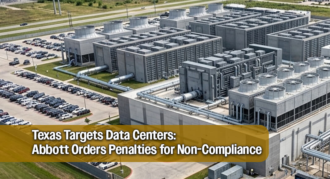 Governor Greg Abbott directed the Texas Water Development Board (TWDB) to compel major water users, including data centers, to comply with water use reporting requirements and to impose legal consequences for past and future failure to comply with state law. AI image for illustration purposes.