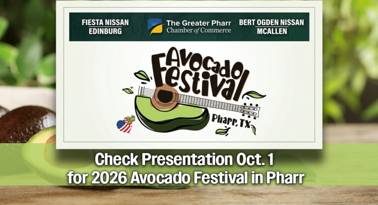 Nissan Dealerships & Pharr Chamber Host Check Presentation for 2026 Avocado Festival
