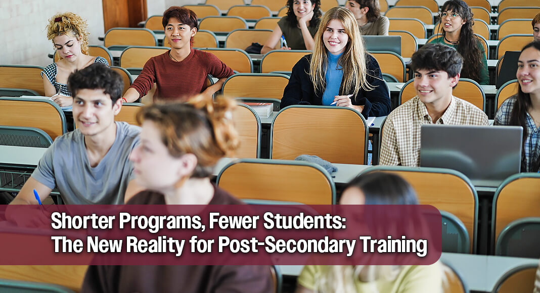 Notable shifts with profound implications are underway in higher education and other post-secondary training across the country. Image for illustration purposes