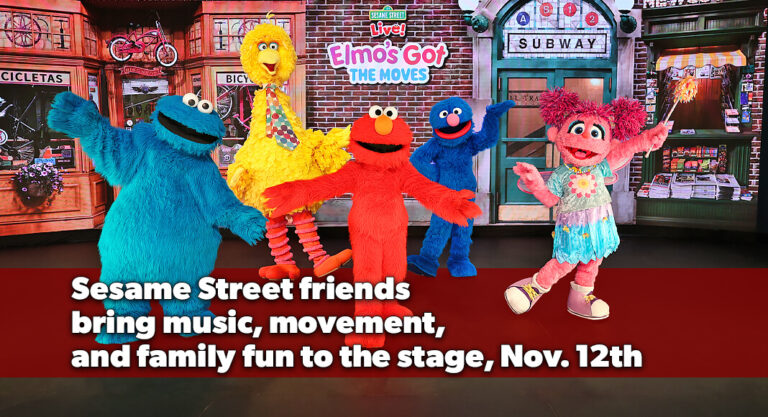 Elmo’s Got The Moves Is Coming To McAllen, Nov 12th