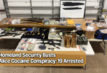 Homeland Security Task Force Investigation Leads to 19 Arrests in Alice Cocaine Ring