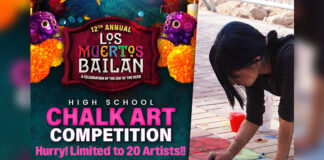 Los Muertos Bailan Organizers Call for Student Chalk Artists