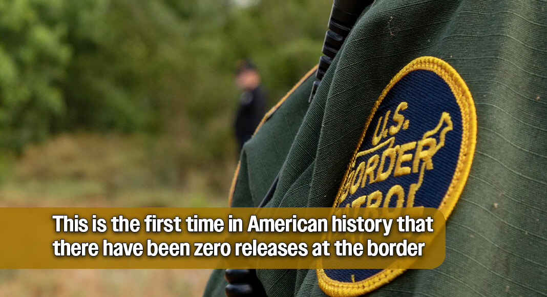 The U.S. Department of Homeland Security and U.S. Customs and Border Protection today announced preliminary Fiscal Year 2026 data showcasing a 95% drop in southwest border apprehensions,compared to the Biden Administration, alongside the lowest annual encounters in American history and the first-ever fiscal year with zero Border Patrol releases. USCBP image