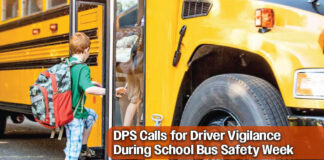 DPS Urges Driver Caution for National School Bus Safety Week