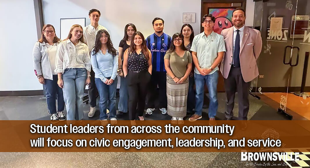 The Youth Advisory Board and its plans for the new cohort were presented to the Brownsville City Commission on Tuesday, October 6. The presentation also recognized the board’s student leadership, including Chair Massimiliano Marin-Mera, a student at Veterans Memorial Early College High School, and Co-Chair Mae Villarreal, a student at Homer Hanna Early College High School. Image courtesy of the City of Brownsville