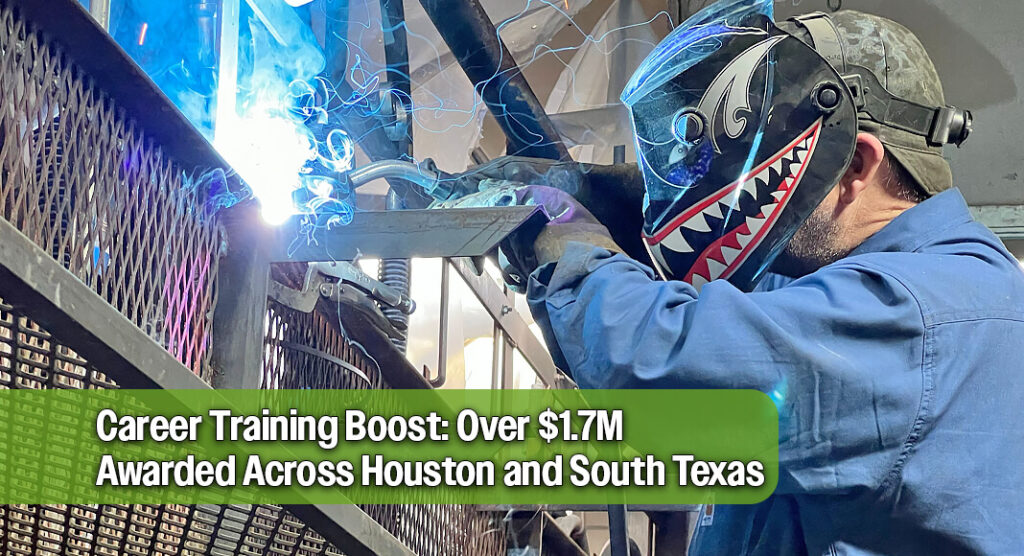 Governor Greg Abbott announced four Skills Development Fund (SDF) grant awards totaling $1,726,092 to Houston City College, Workforce Solutions Lower Rio Grande Valley, and local partners. These grants, administered by the Texas Workforce Commission (TWC), will help provide customized training for 689 new and current workers in high-demand occupations in manufacturing, technology, logistics, and more. Image for illustration purposes