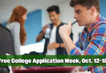 Don’t Miss Free College Application Week, Oct. 12-18