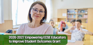 2026-2027 Empowering ECSE Educators to Improve Student Outcomes Grant
